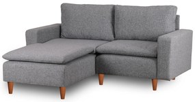 Sofá de Canto Lungo – Cinzento Claro – 180 cm