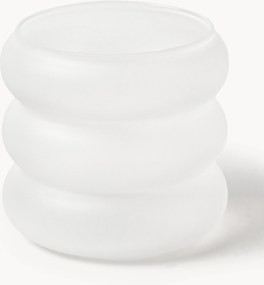 Copos pequenos artesanais em vidro borossilicato Bubbly, conjunto de 4