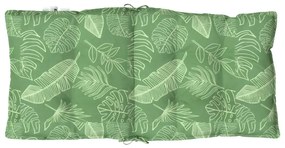 Almofadões cadeira de encosto baixo 4 pcs oxford padrão folhas