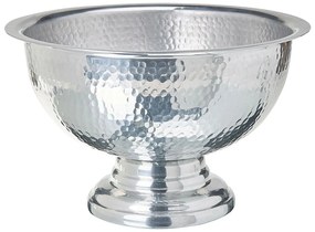Taça decorativa prateada TIWANAKU Beliani