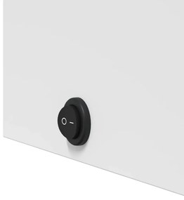 Armário espelhado p/ casa de banho c/ LEDs 45x13x52 cm branco
