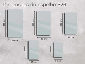 Espelho Base com bisel B26