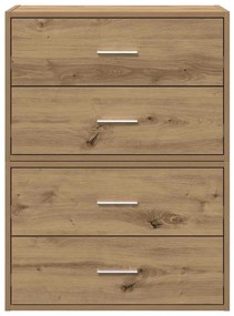 Armários c/ 2 gavetas 2 pcs 60x31x40cm derivados madeira