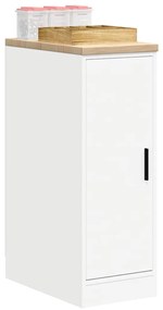 vidaXL Armário de arrumação de garagem Branco 30x51x85 cm