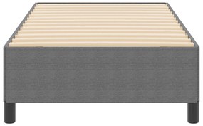 Estrutura de Cama vidaXL Cinzento-claro 90x200 cm Tecido de Corduroy