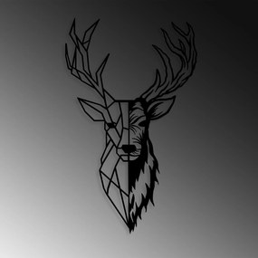 Acessório Decorativo de Parede em Metal Model-599 – Preto – 42 x 70 cm