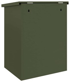 Caixa para entrega de pacotes Verde-oliva 44 x 35 x 59 cm Aço