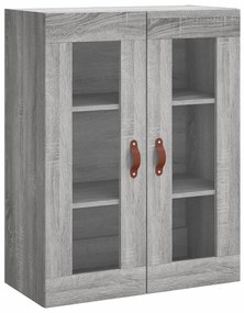 Armário alto 69,5x34x180 cm derivados de madeira sonoma cinza