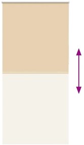 Persiana de enrolar 95x210 cm largura tecido 90,7 cm poliéster