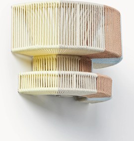 Candeeiro de parede grande em fio de linho Lace