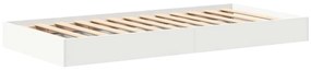 Cama Estante Branca 90x200 cm Madeira Engenharia