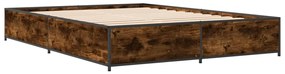 Estrutura cama 140x190 cm derivados de madeira/metal