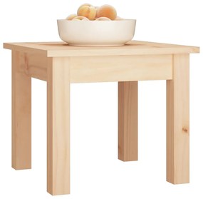 Mesa de centro 35x35x30 cm madeira de pinho maciça