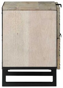 Mesas de cabeceira com gaveta 2 pcs Nogueira 40 x 33.5 x 46 cm
