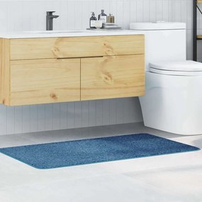 Tapete de Banho Retangular Azul 70x120 cm Polipropileno Antiderrapante