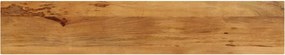 vidaXL Tampo de mesa retangular 140x20x3,8 cm mangueira maciça