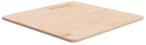 vidaXL Tampo de mesa quadrado 60x60x1,5 cm carvalho maciço não tratado