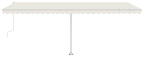 Toldo automático independente 600x350 cm cor creme