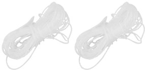 Conjunto de badminton com 4 raquetes e rede 620x151 cm