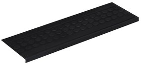 Tapetes para degraus de escada 5 pcs 25x75 cm borracha