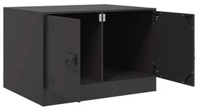 Mesa de centro 67x50x44 cm aço preto