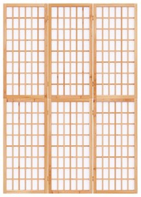 Biombo dobrável com 3 painéis estilo japonês 120x170 cm