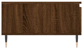 Mesa de centro 90x60x35 cm derivados madeira carvalho castanho