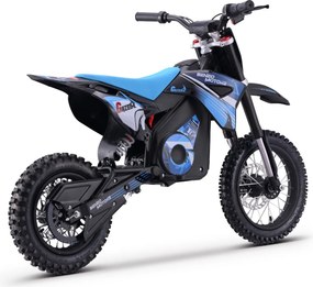 Kids Electric Dirt Bike 1000W | Beneo Motors Gazelle Blue | Ages 6–10 | Speed Limiter