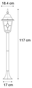 Candeeiro de chão vintage para exterior dourado antigo 120 cm - Antigua Clássico / Antigo