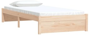 Estrutura de cama solteiro 90x190 cm madeira maciça