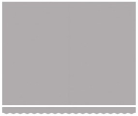 Toldo Retrátil Manual Cinza Claro 400x300 cm, Tecido de Substituição p