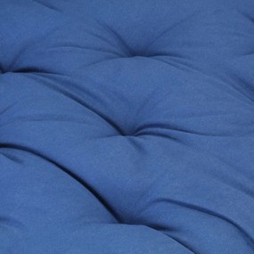 Almofadão p/ móveis de paletes algodão 120x80x10 cm azul-claro