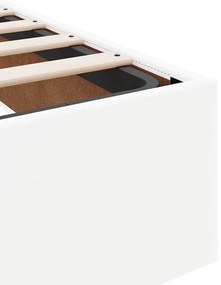 Estrutura de cama otomana sem colchão 140x200 cm branca