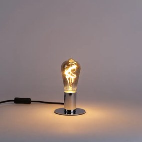 Lâmpada filamento espiral LED regulável E27 ST64 fumaça 100lm 2100K