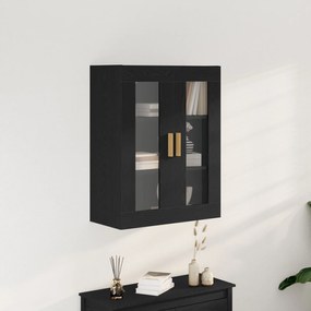 Armário de Parede em Carvalho Preto vidaXL - 69,5x34x90 cm