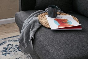 Sofá de 2 Lugares Eva – Antracite – 155x82x90 cm