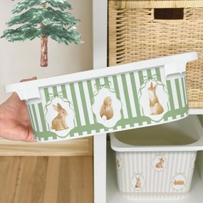 Autocolante para a caixa IKEA TROFAST - Coelhos divertidos