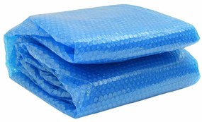 Película para piscina PE solar flutuante redondo 300 cm azul