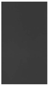 Estante/aparador 50x25x80 cm derivados de madeira preto