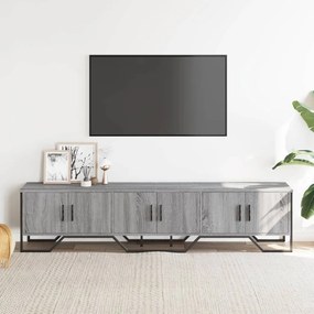 Móvel de TV 180x34x41 cm derivados de madeira cinzento sonoma