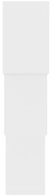 Prateleiras de parede cubos 68x15x68 cm contraplacado branco