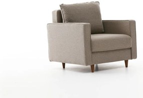 Sofá de 1 Lugar Eva – Creme – 85x82x90 cm