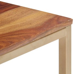 Mesa de centro 120x60x40 cm madeira maciça