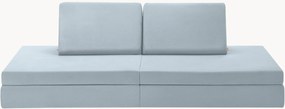 Sofá de brincar modular em veludo artesanal para crianças Mila