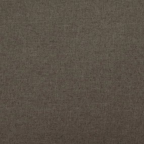 Banco de arrumação dobrável 76x38x38 cm linho falso castanho