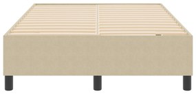 Cama Box Spring vidaXL Verde Claro Cinza Pequeno Duplo Tecido Cotelê