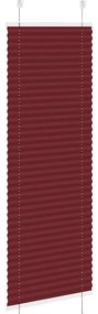 Plissado Cego Bordéus Vermelho 40x150 cm Largura Tecido