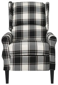 Poltrona de massagens reclinável tecido multicor