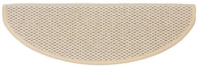 Tapetes escada adesivos aspeto sisal 15 pcs 65x21x4 cm berbere