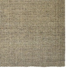 Tapete de sisal p/ poste arranhador 66x350 cm cinza-acastanhado